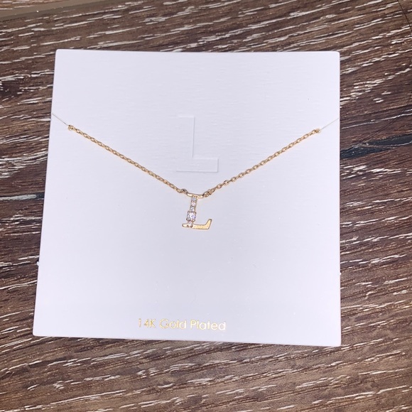 Francesca's Collections Jewelry - FRANCESCAS 14K gold plated L necklace